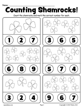 st patrick s day worksheet for 1st grade