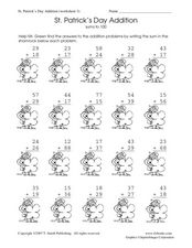 st patrick s day worksheet for 2nd grade