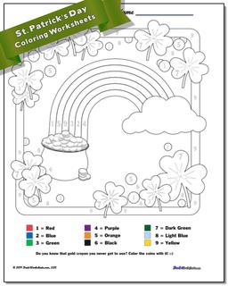 st patrick s day worksheet for 2nd grade