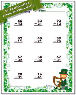 st patrick s day worksheet for 2nd grade