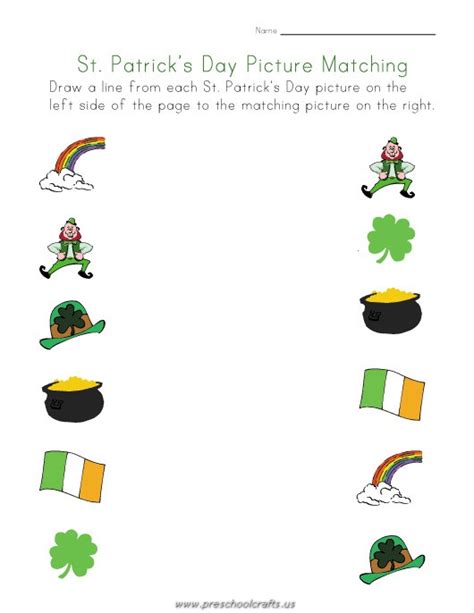 St Patricks Day Worksheets Kindergarten