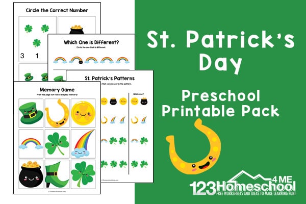 ? FREE St Patricks Day Printable Worksheets for Preschoolers