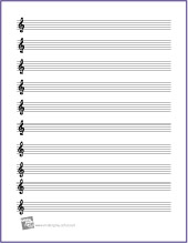 Free Printable Manuscript Paper | MakingMusicFun.net