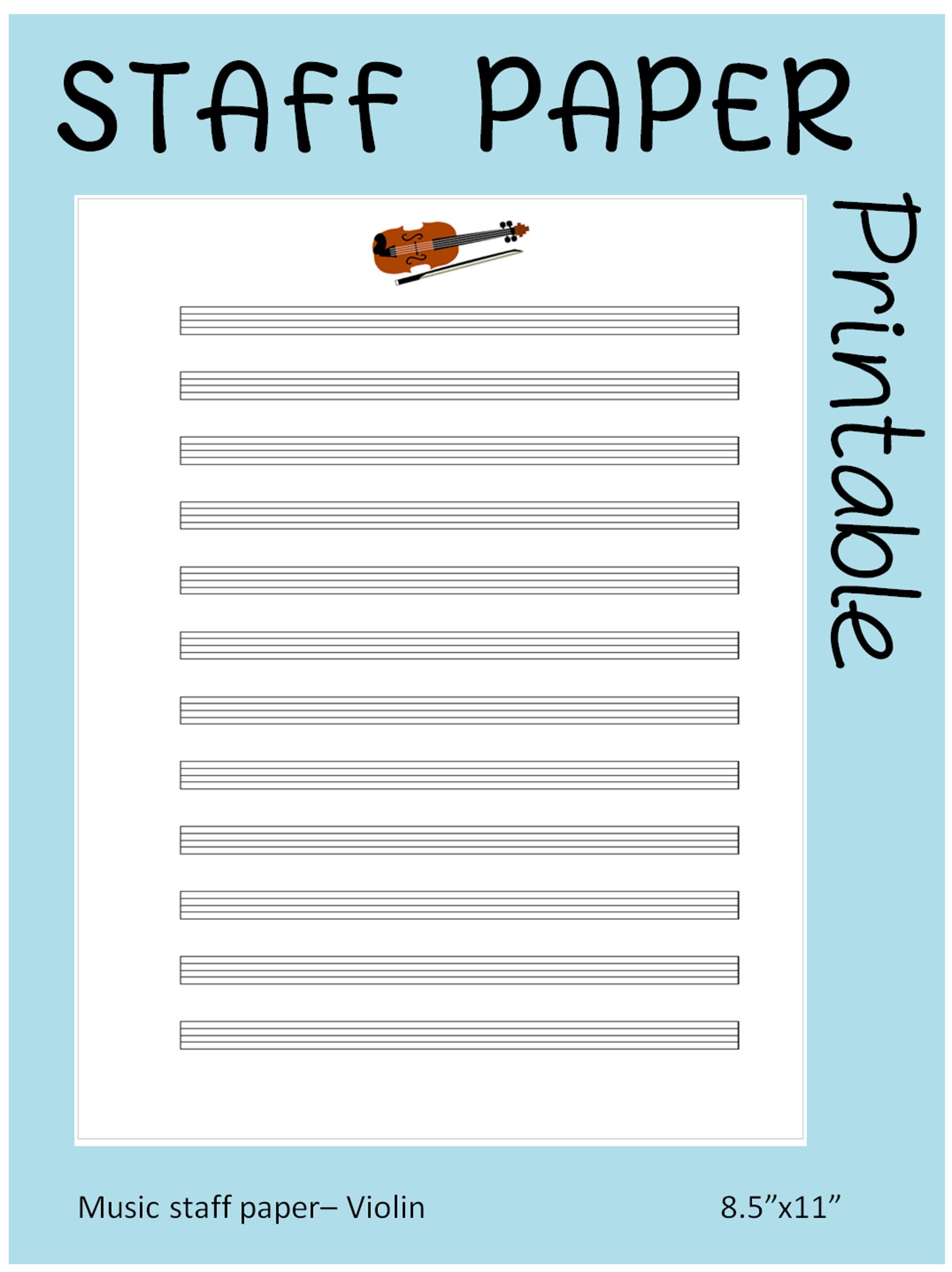 staff paper online printable