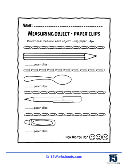 Non-Standard Units of Measure Worksheets - 15 Worksheets Library