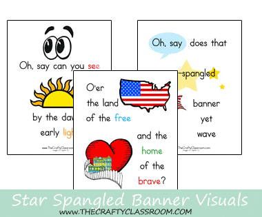star spangled banner worksheet middle school