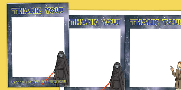 star wars printable thank you notes
