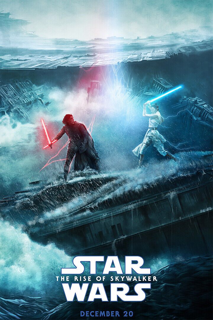 Star Wars The Rise Of Skywalker Movie Print Wall Art Home Decor ...