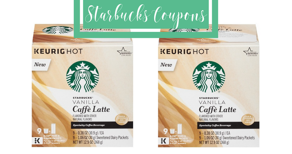 starbucks k cups printable coupons 2018