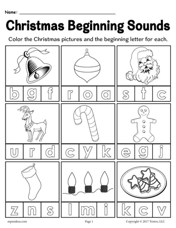 33 Free Preschool Beginning Letter Sounds Worksheets &  Printables ...