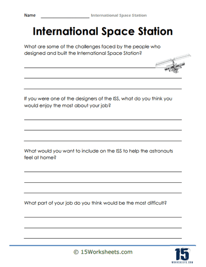 International Space Station Worksheets - 15 Worksheets Library