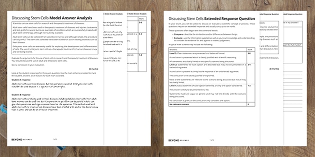 Worksheet | Eurostemcell