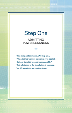 Hazelden Store: Step 1 AA Admitting Powerlessness Pkg of 10
