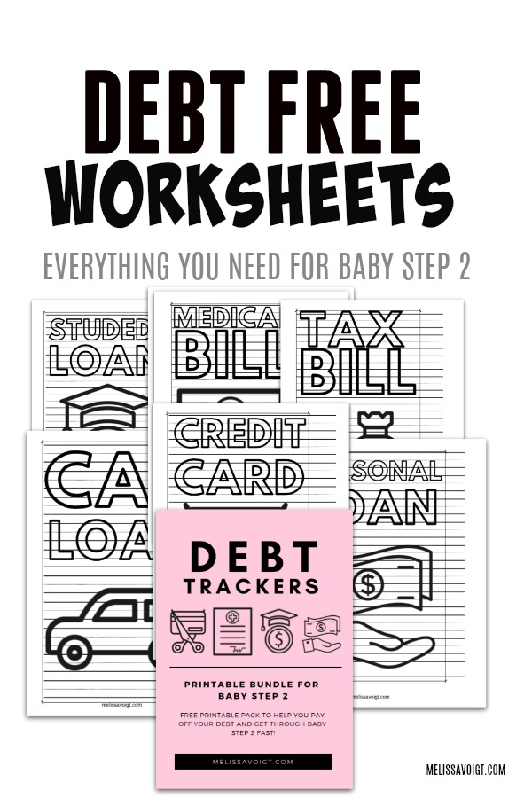 DEBT TRACKERS FOR BABY STEP 2 — melissa voigt