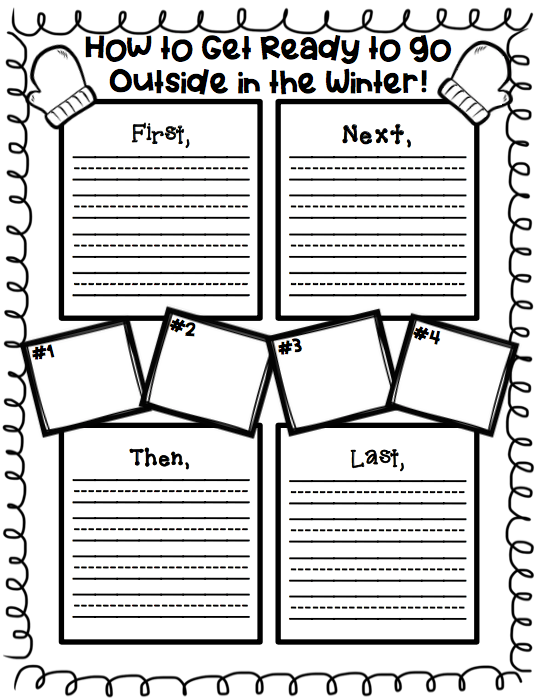 How-To Step by Step Writing Worksheets! Winter | Made By Teachers