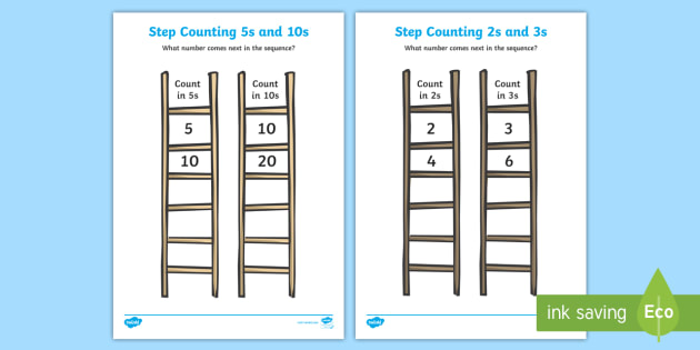 FREE! - Step Worksheet | Numeracy &  Counting | Maths Resource