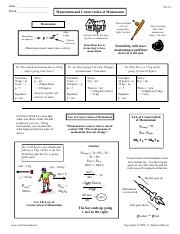Momentum Murray Worksheet.pdf - Name: Ch.3:3 Period: Momentum and ...