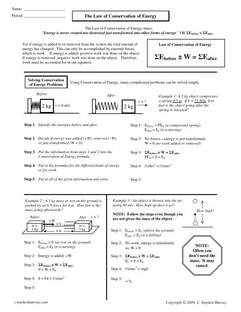 EnergyComplete notes