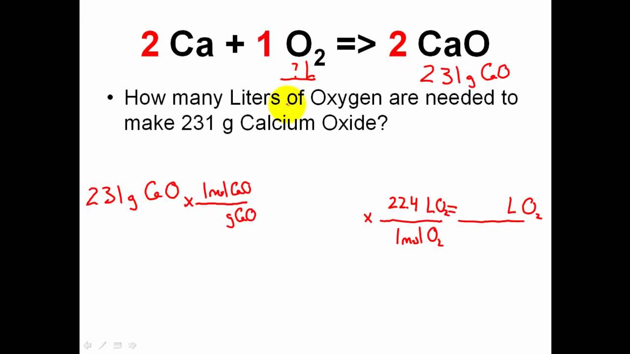 stoichiometry review worksheet