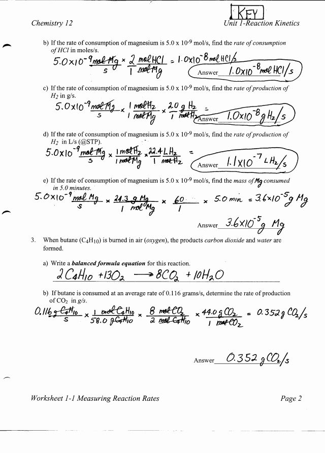 stoichiometry worksheet answers