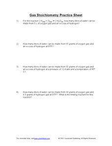 stoichiometry worksheet mole mole answers