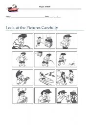 Story telling worksheets