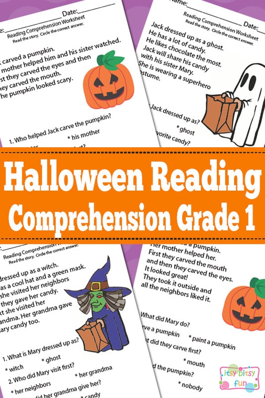 story comprehension worksheet first grade