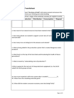 Story of Stuff Worksheet.docx - 1. Copy the sketches of the 5 ...