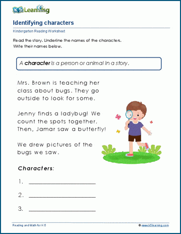 story picture worksheet