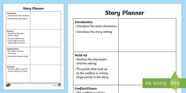 Story Planning Worksheet (teacher made) - Twinkl