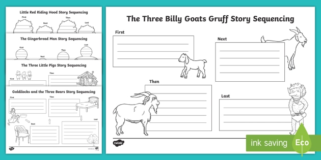 story sequence worksheet for kindergarten