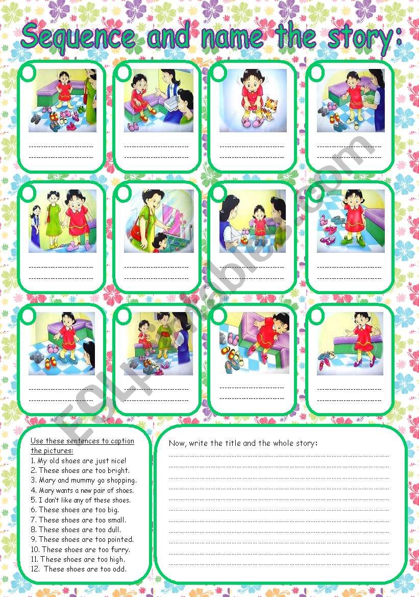 Sequence the story - ESL worksheet by Rumeisa