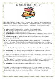 Short story elements - ESL worksheet by vnstdn