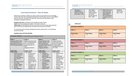 Goal Setting Guide &  Worksheet