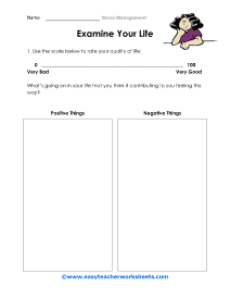 Stress Management Worksheets