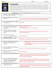 stress portrait of a killer worksheet answers