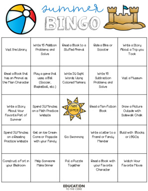 student scavenger hunt worksheet