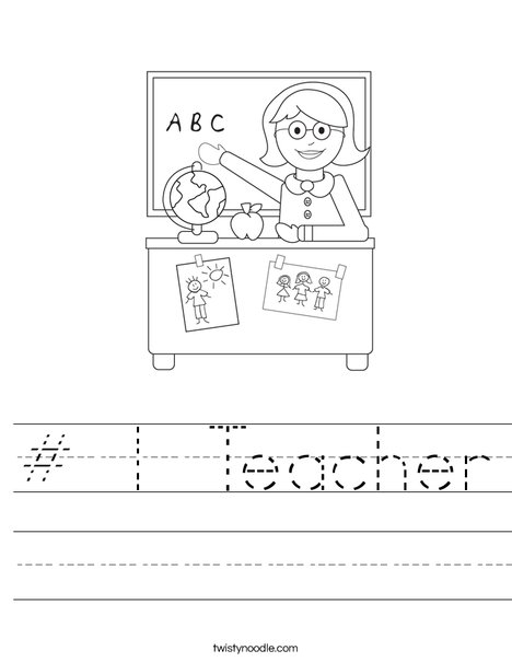 1 Teacher Worksheet - Twisty Noodle
