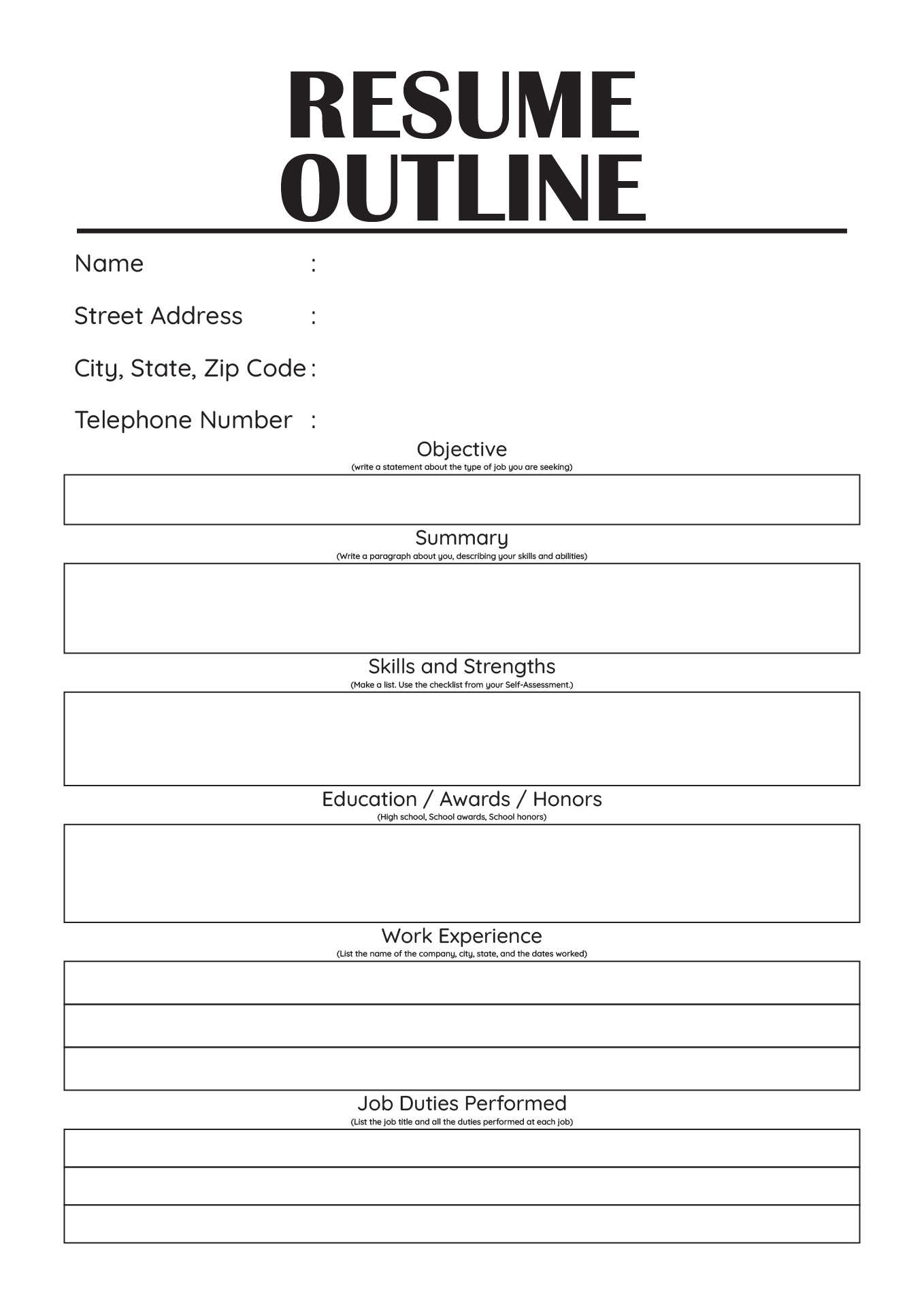 19 High School Student Information Worksheet - Free PDF at ...