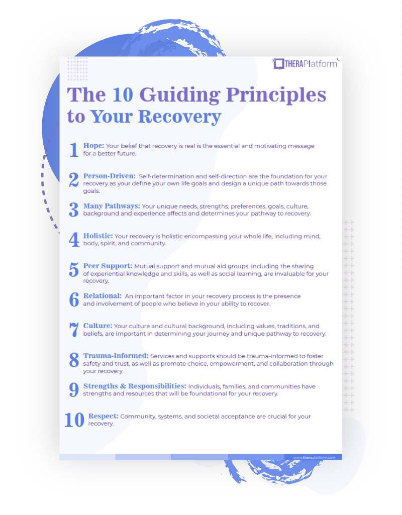 Addiction and Recovery Worksheets