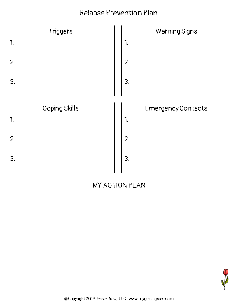 substance abuse worksheet for teenagers