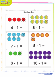 Math Subtraction Games, Quizzes and Worksheets for kids