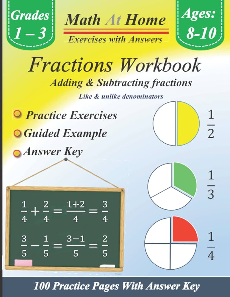 Fractions workbook : Math at home : Adding and Subtracting ...