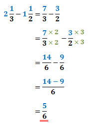 subtracting fractions worksheet with answers