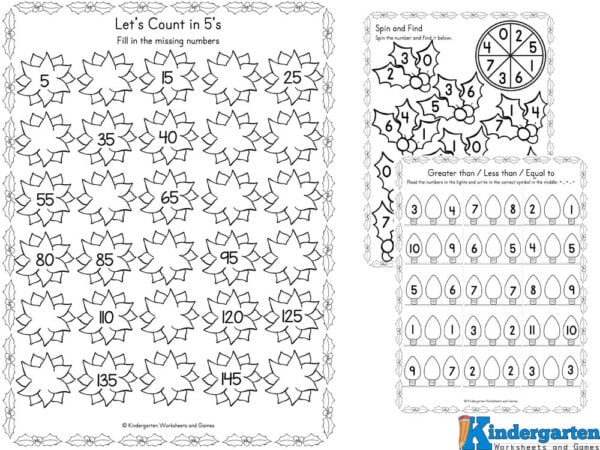 subtraction christmas worksheet free