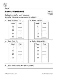 Enrichment Math Worksheets :: 73 - 96