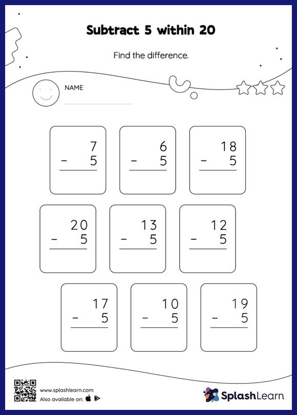 Subtraction Facts - Free Activities &  Learning Resources | Page 4