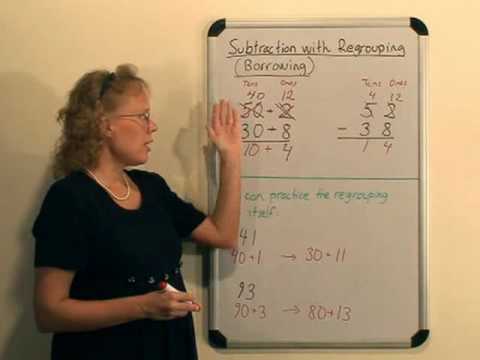 Teaching subtraction with regrouping