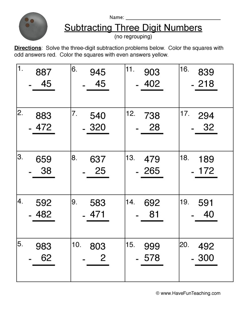 subtraction with regrouping worksheet common