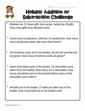 3rd Grade Word Problems Worksheets